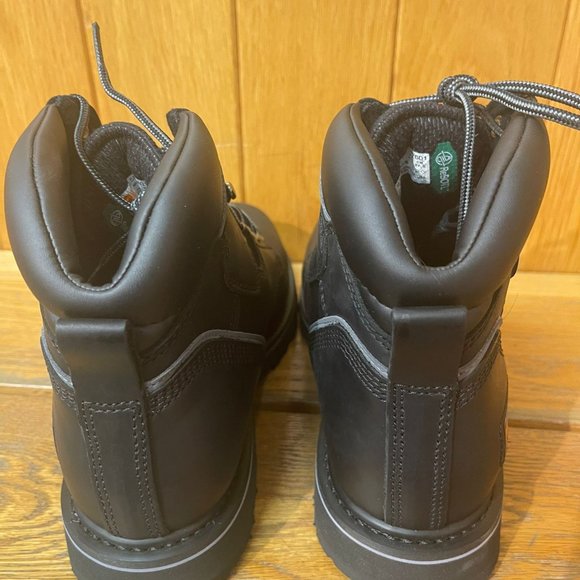 Timberland Pro Men's Industrial WATERPROOF Work Boot Black 33032 ALL SIZES - Picture 9 of 10